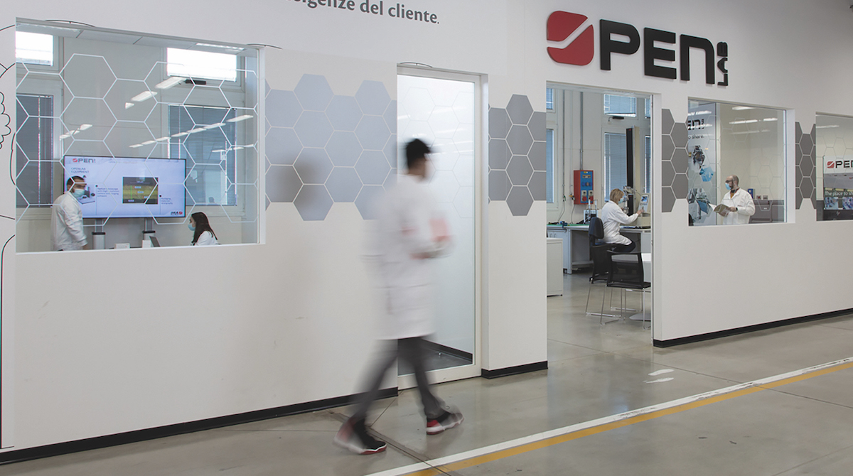 OpenLab is the IMA Group’s network  of technological laboratories and testing area, dedicated to the research on sustainable materials, technologies and production optimization processes.