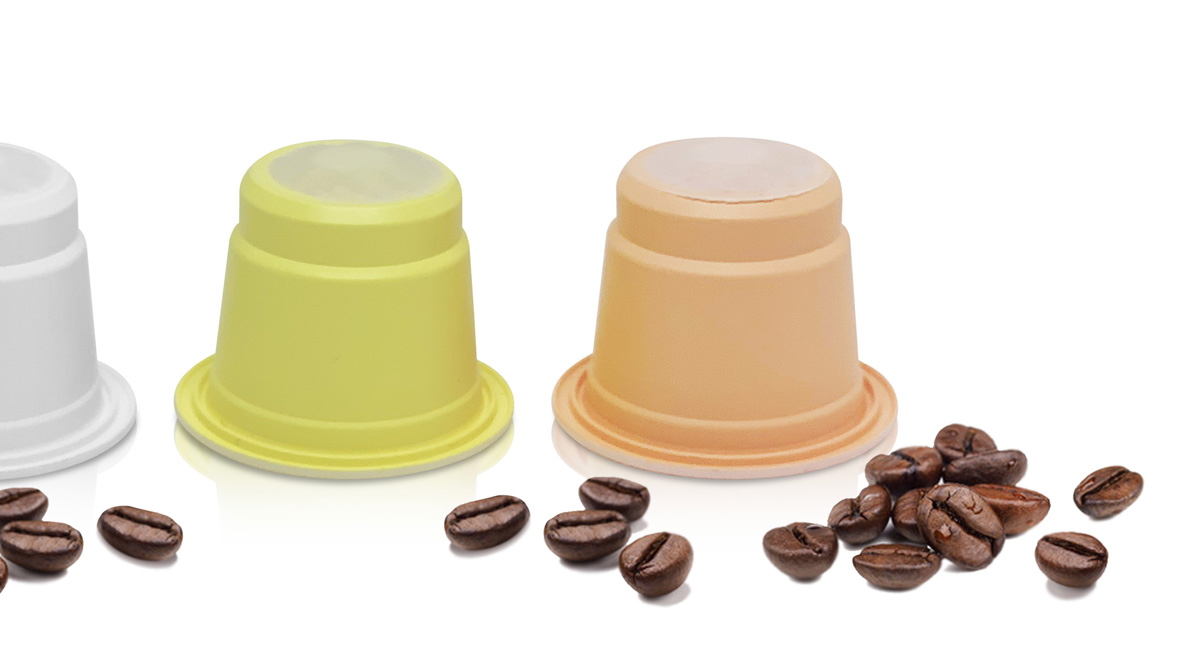 Capsule caffè GEACALIX compostabili compatibili in PLA di Flo spa