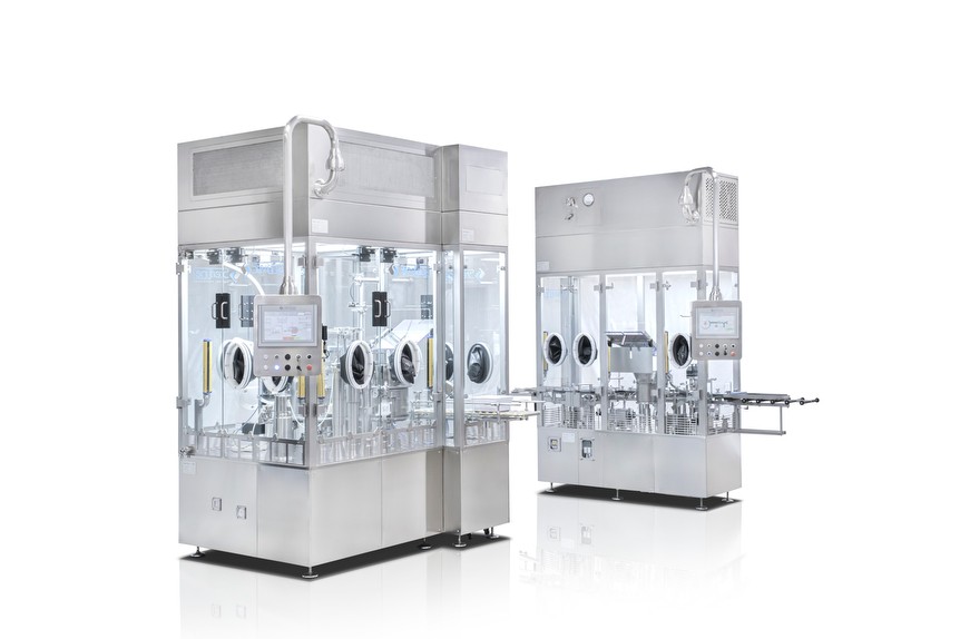 Robotic Nest Filling Machine (RNFM1-Lab) and Vial Capping Machine (VCM50)