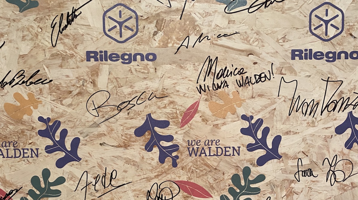 we are walden Rilegno