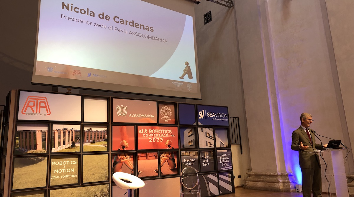 Nicola de Cardenas Pavia capitale cultura impresa 2023 SEA Vision
