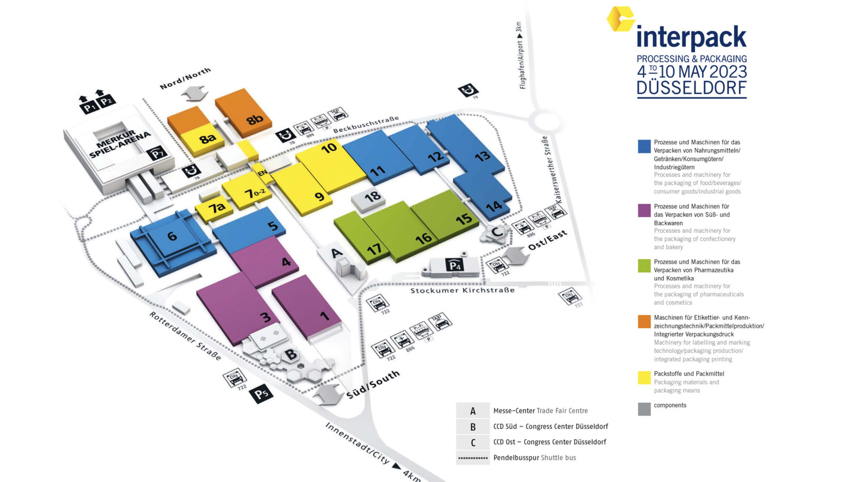 Pianta espositiva InterPack 2023