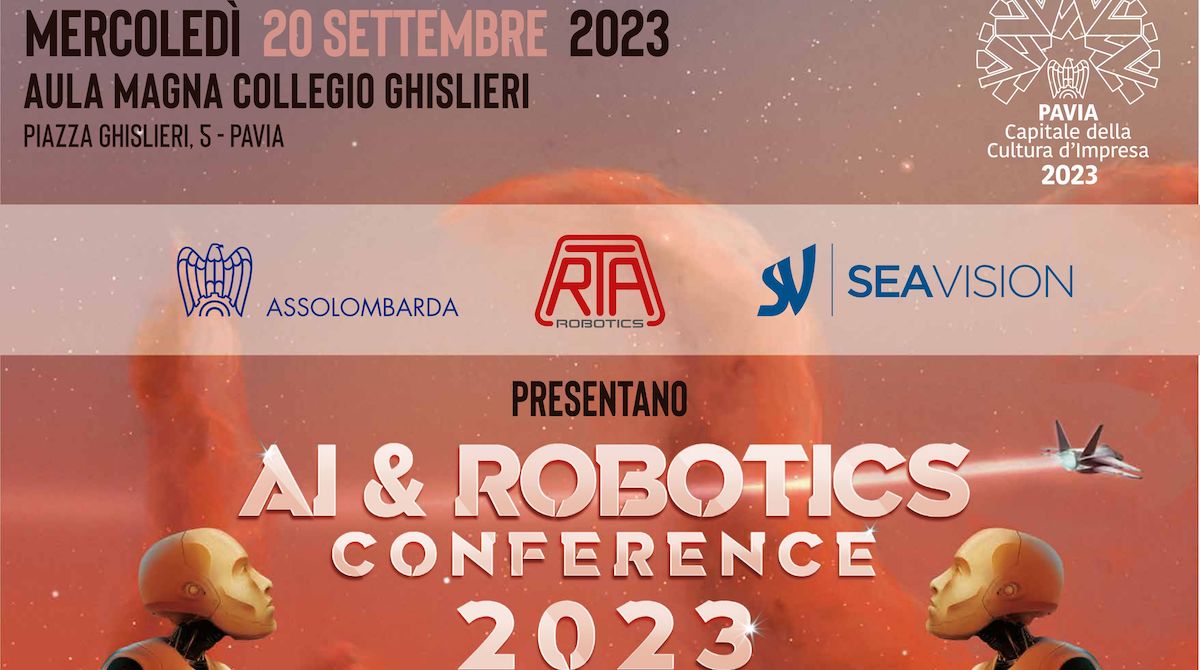 SEA Vision conferenza AI e Robotics Pavia 20 settembre 2023