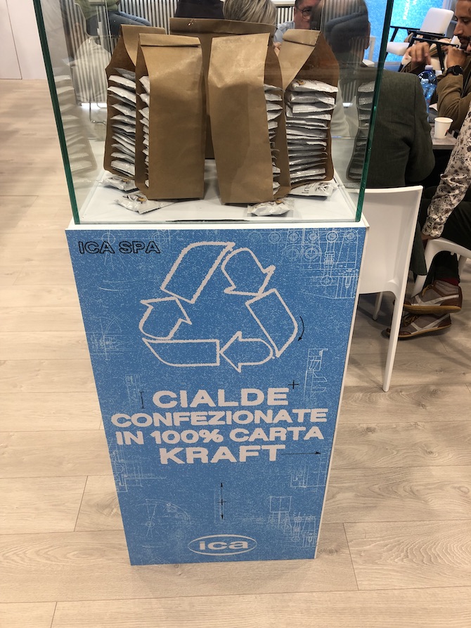 cialde in busta di carta kraft ICA packaging