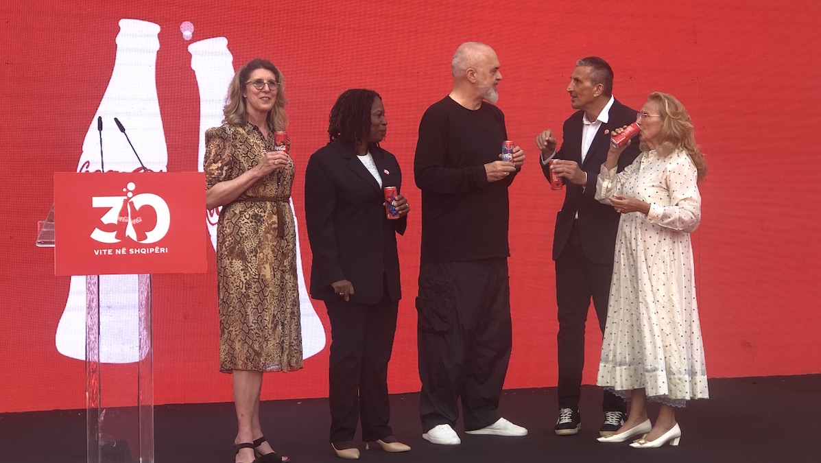 Coca-Cola Bottling Shqiperia 30 years celebration in Tirana May 2024