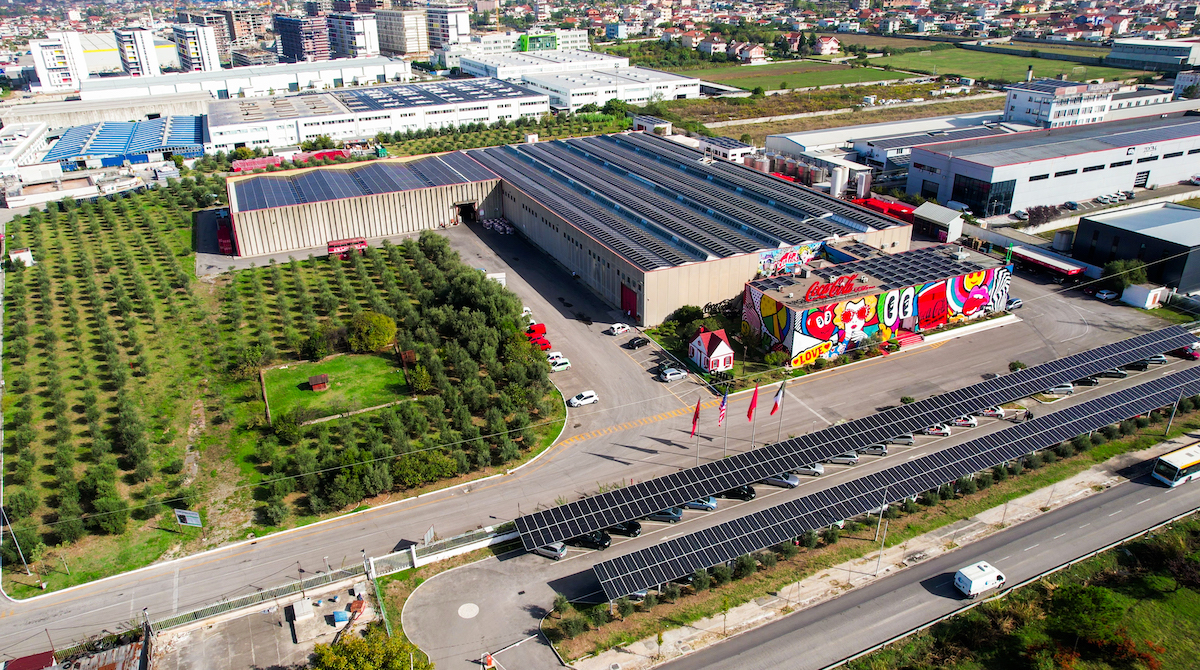 Coca-Cola Bottling Shqiperia fotovoltaico