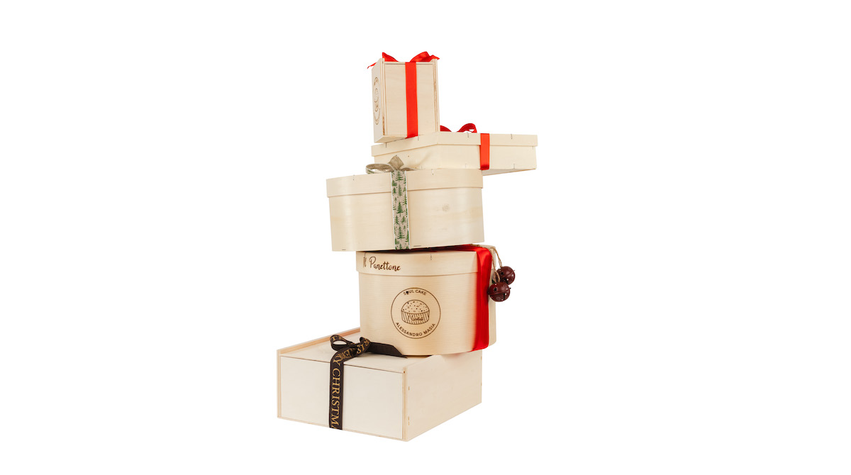 Delloca wood packaging Natale 2024