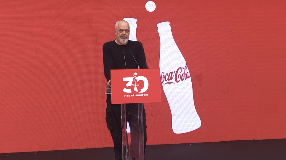 Edi Rama Coca-Cola Albania