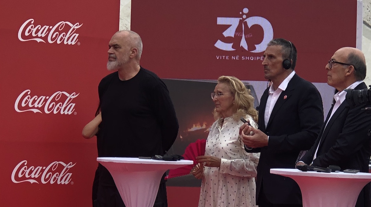 Edi Rama coi fondatori e Muhtar Kent