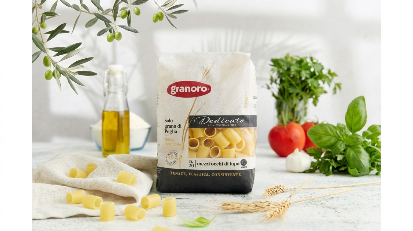 Granoro packaging della pasta