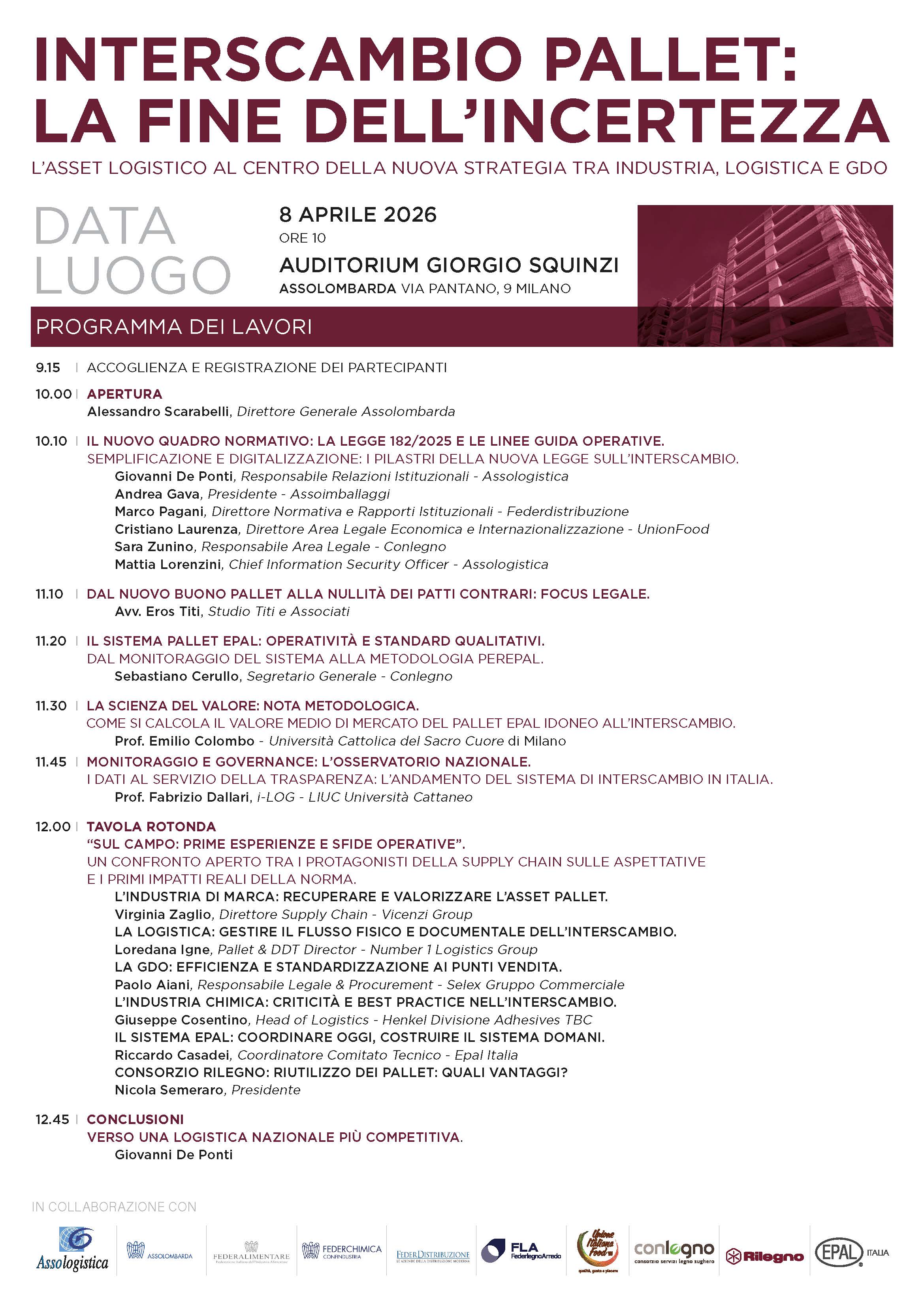 pallet interscambio EPAL