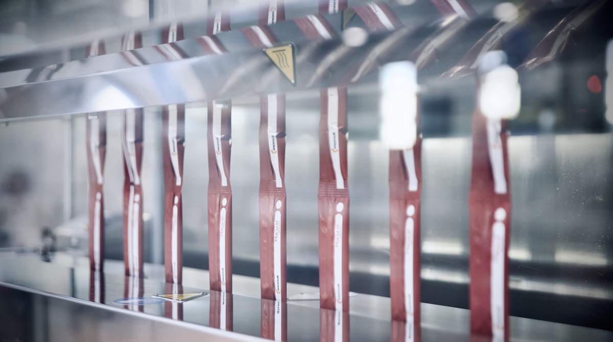 Marchesini Group stick pack Carpi 100% mono PET o R-PET solutions