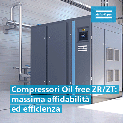 Atlas Copco oil free air compressor